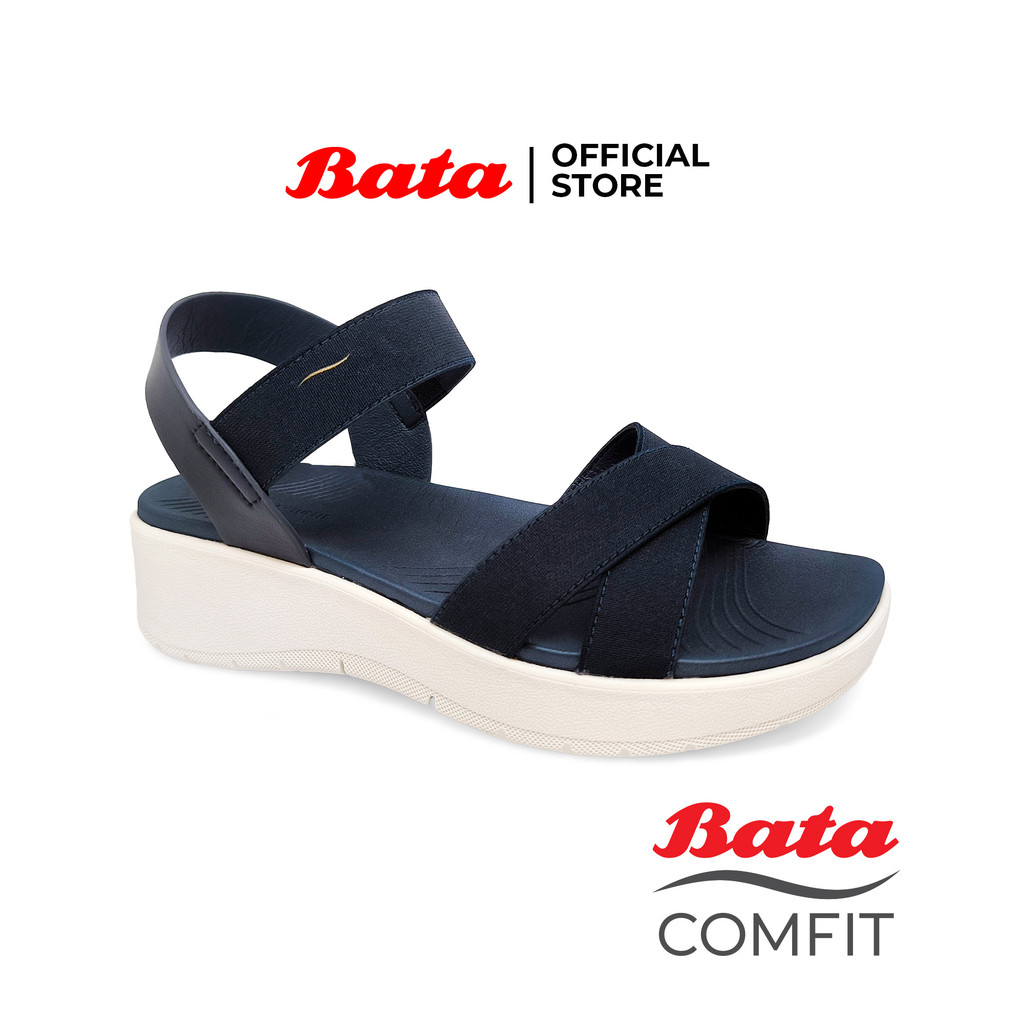 BATA COMFIT Sepatu Sandal Wedges Wanita Rose - 6019041