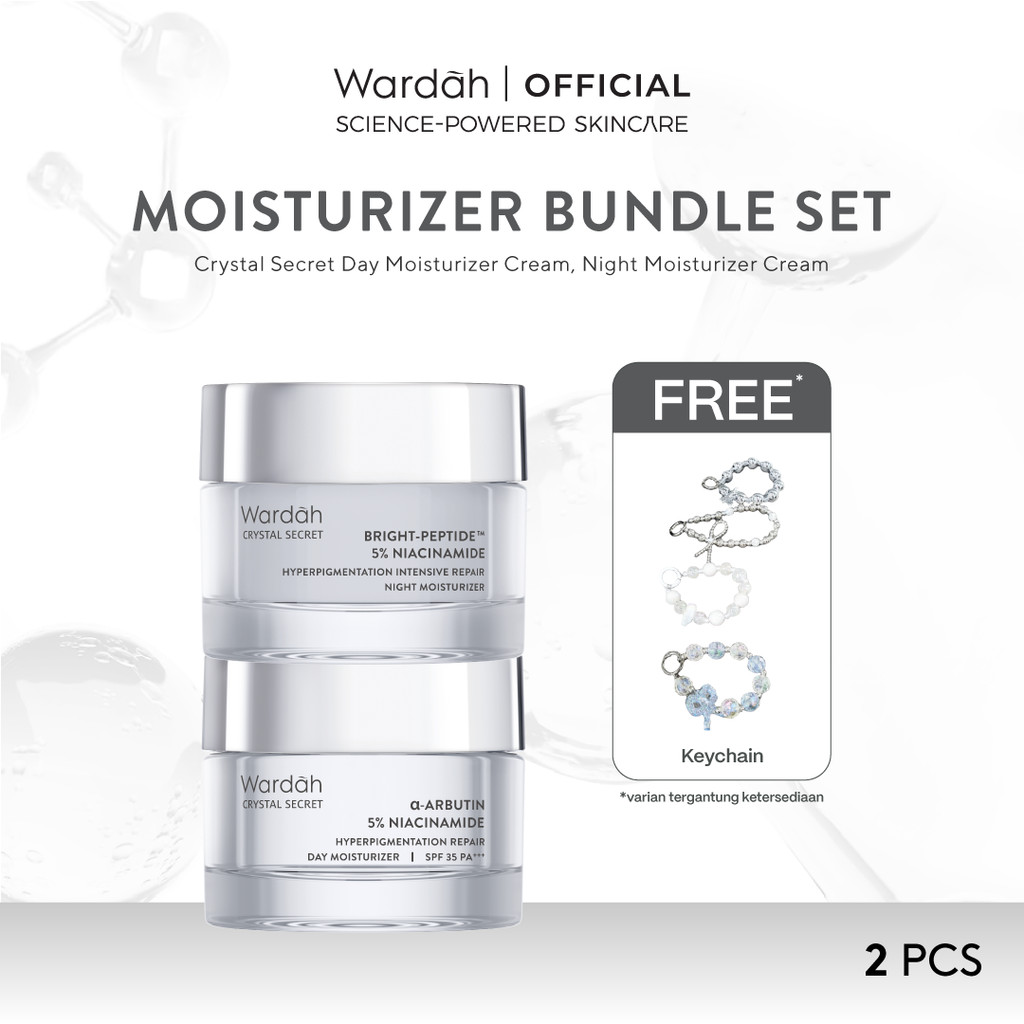 Wardah Crystal Secret Paket Brightening Day Cream + Night Cream 30g