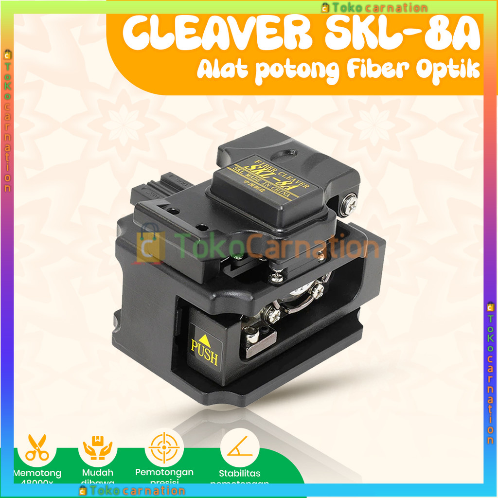 BISA COD Fiber Cleaver SKL-8A Pemotong Core Kabel Fiber Optik TERMURAH