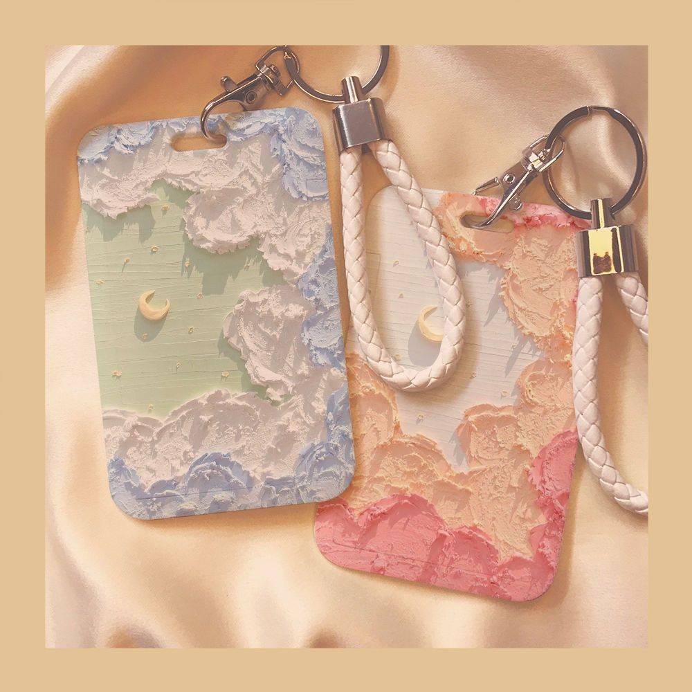 

Selongsong pelindung kartu ID gaya lukisan cat minyak, selongsong kartu bunga yang indah, selongsong kartu proximity portabel, kartu bus, selongsong pelindung kartu pelajar, kartu makan, selongsong pelindung kartu akses, selongsong pelindung kelas atas.