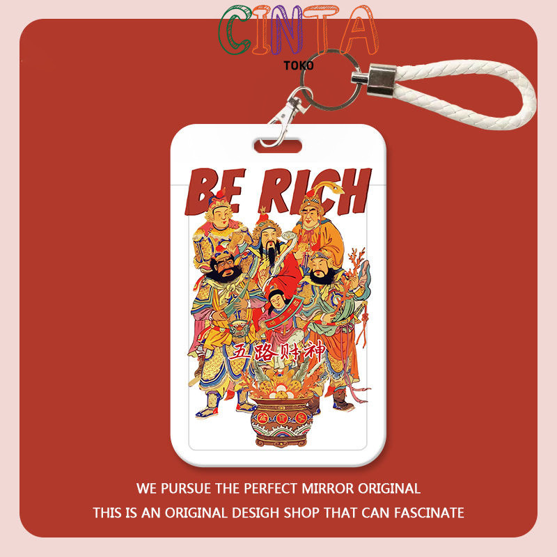

Fengcaishen student canteen meal card badge card holder campus card bus Yangchengtong subway access control work tag