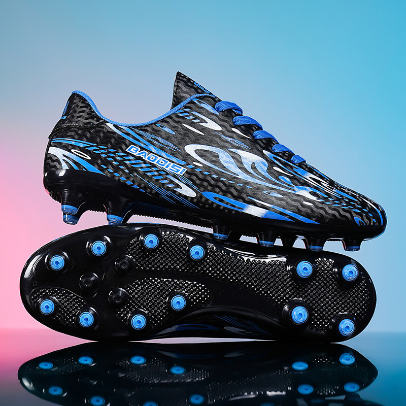 Childrens Soccer Shoes for Boy Indoor Turf Training Outdoor Sports Fast Football Shoes Society Cleat