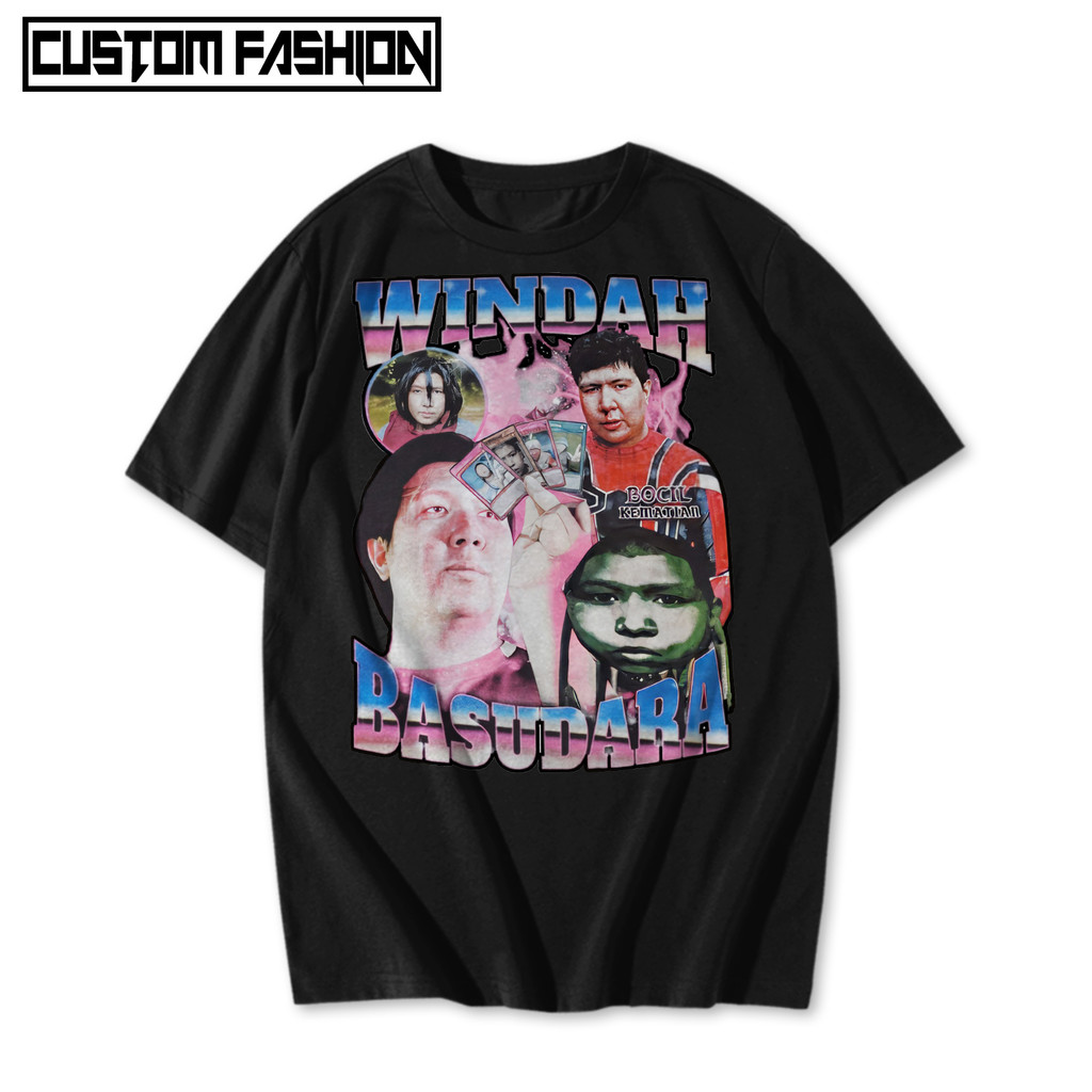 KAOS BAJU WINDAH BASUDARA | Vintage bootleg concept tees | Tshirt Gamer Unisex