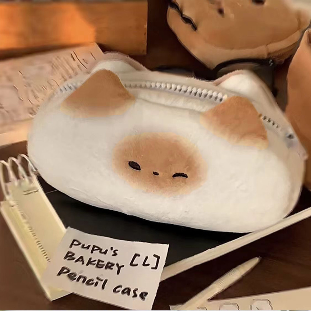 

Terbakar Roti Kucing Tempat pensil / Tempat Pensil Biskuit Lucu Kotak Pensil / Korea Aesthetic Sekolah