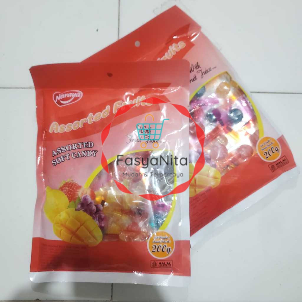 

NARAYA SOFT CANDY ASSORTED 200GR - Fasyanita Denpasar