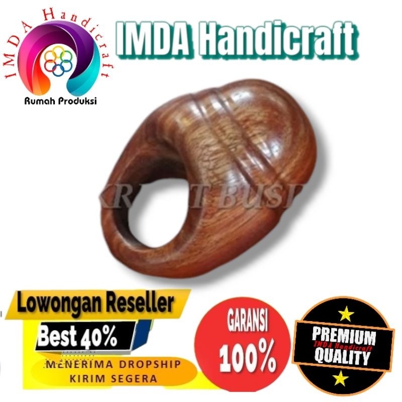 IMDAHANDICRAFT Cincin Akik KAYU GALIH NAGASARI Model 11