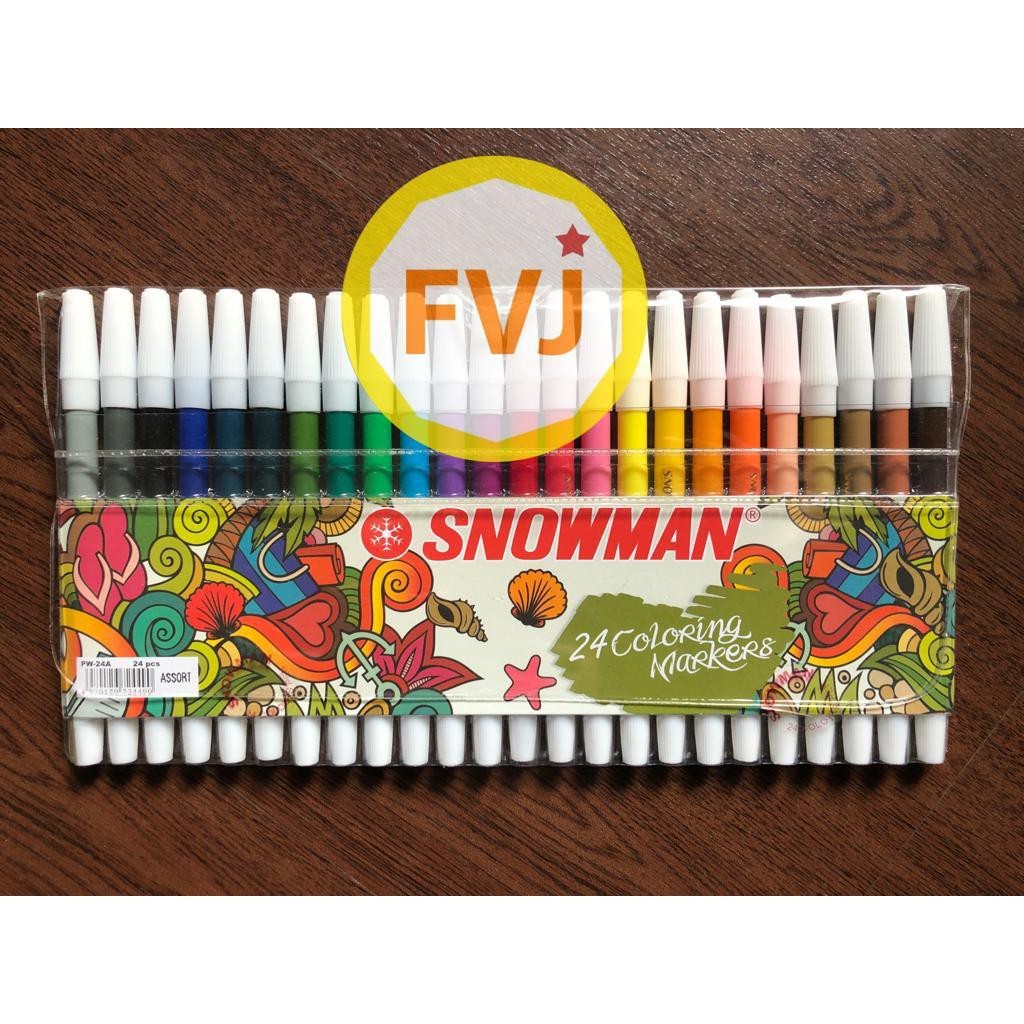 

SPIDOL SNOWMAN 24 Warna