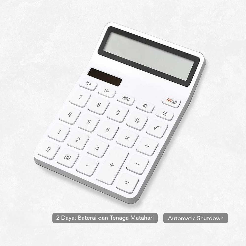 

SLLUADSTORE Kaco LEMO Calculator Kalkulator 12 Digit Dual Power Solar Battery - K1412‼️COD‼️