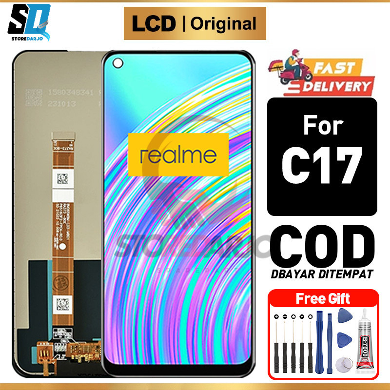 LCD Realme C17 Original 100% Fullset ori  hp Touchscreen Murah For Glass Touch Screen Digitizer