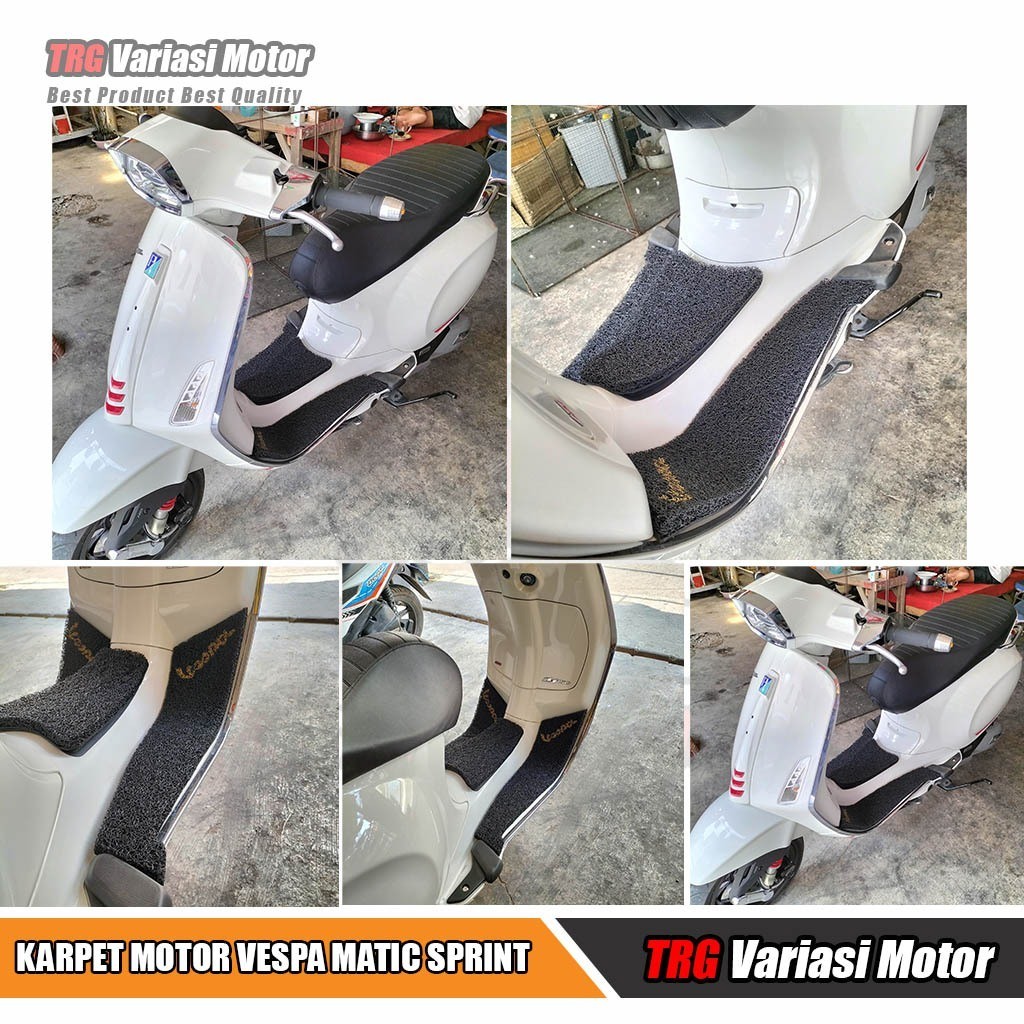 Karpet Vespa Sprint Karpet Vespa Primavera Bahan Serabut Tebal
