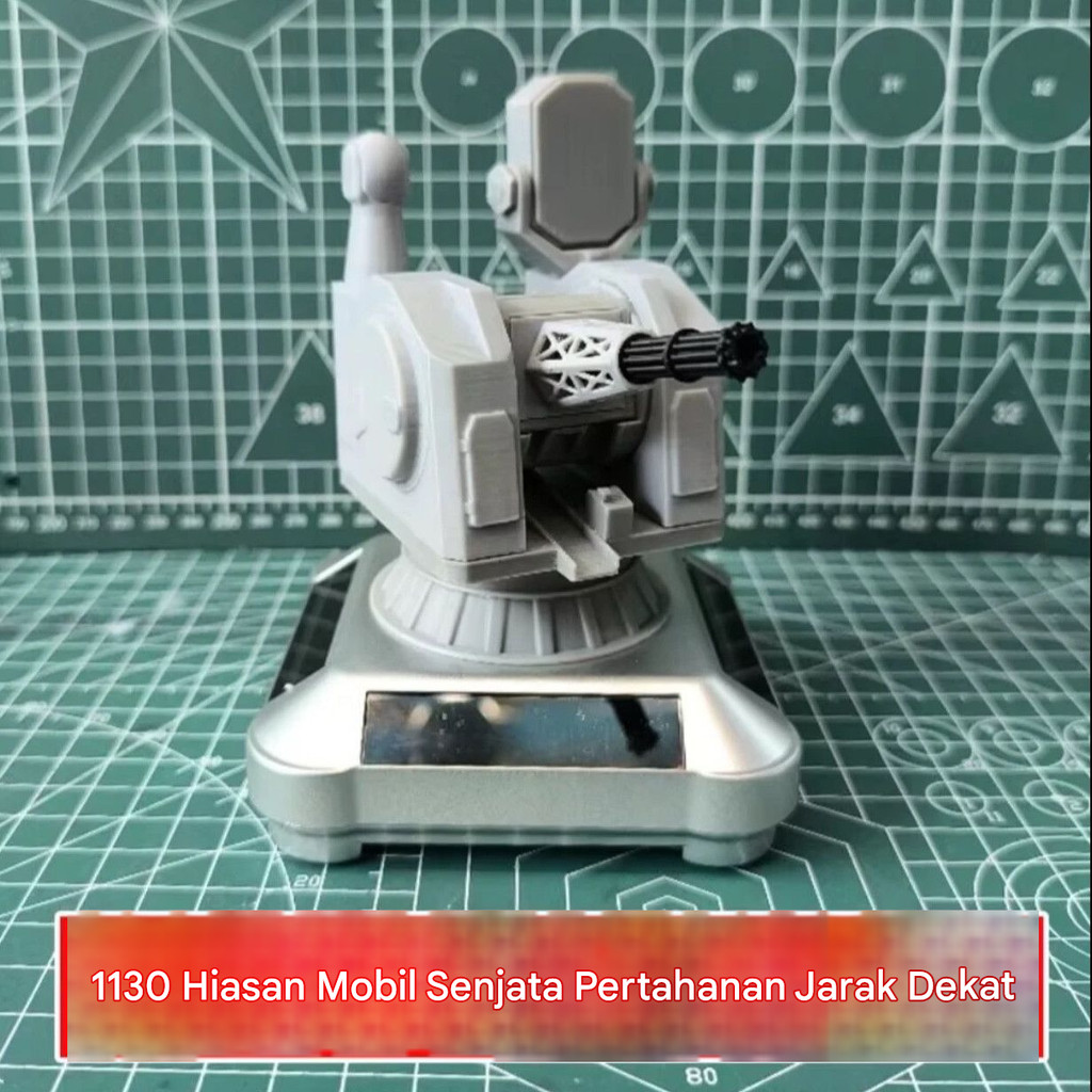 Dekorasi Mobil Berputar Tenaga Surya Model/Atap Meriam Close-Quarter/Dekorasi Mobil/Dekorasi Meriam 