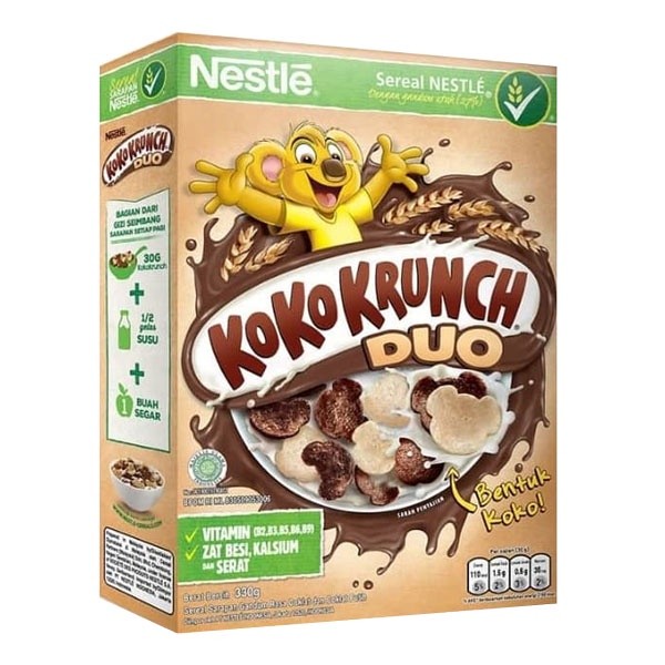 

Nestle Koko Krunch Duo Sarapan Sereal 300 gr