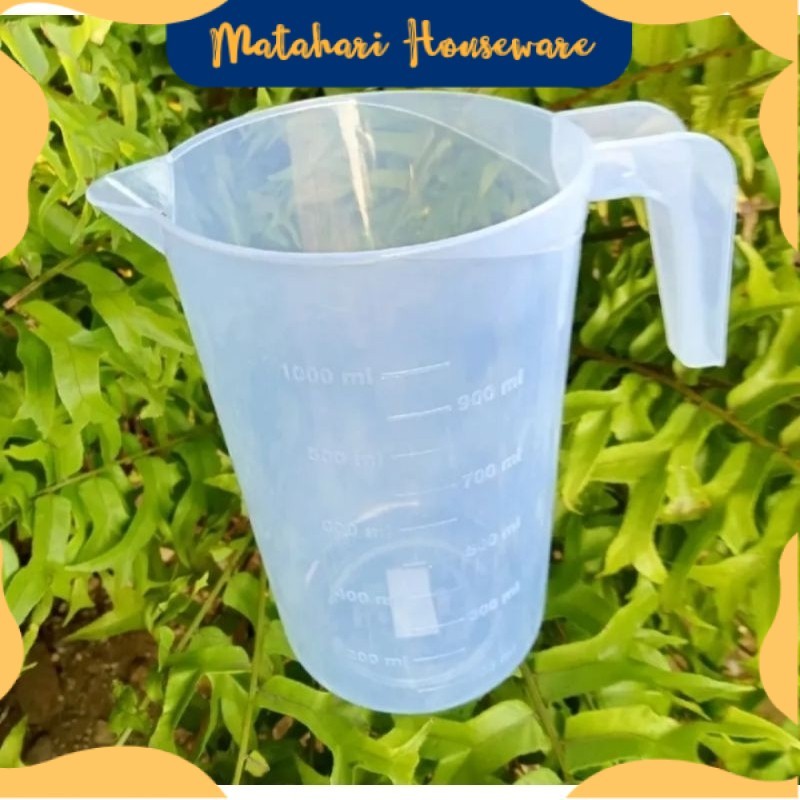 Gelas takar Gelas ukur 1000ml 2000ml gelas takar 1Liter 2 liter