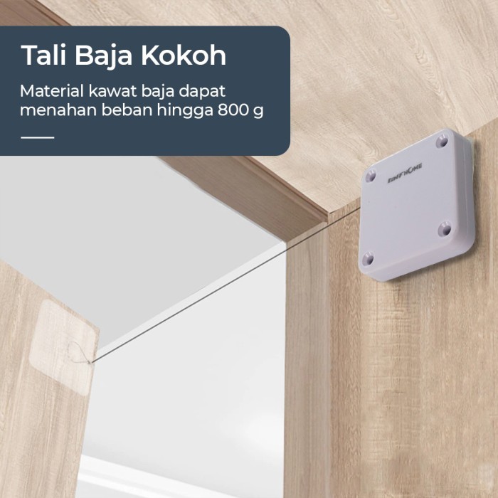 Penutup Pintu Otomatis Tali Penarik Tutup Jendela Sliding Geser Tanpa Paku Automatic Door Closer - H
