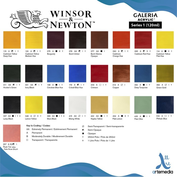 

best -Cat Akrilik Winsor & Newton Galeria Acrylic Paint Color 120ml - 01 - GREEN GOLD