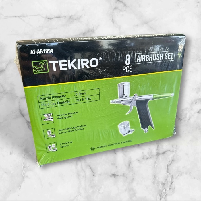 

best -TEKIRO KUAS UDARA ALAT CAT LUKIS PEN BRUSH AIR BRUSH SET 8 PCS AT-AB1994