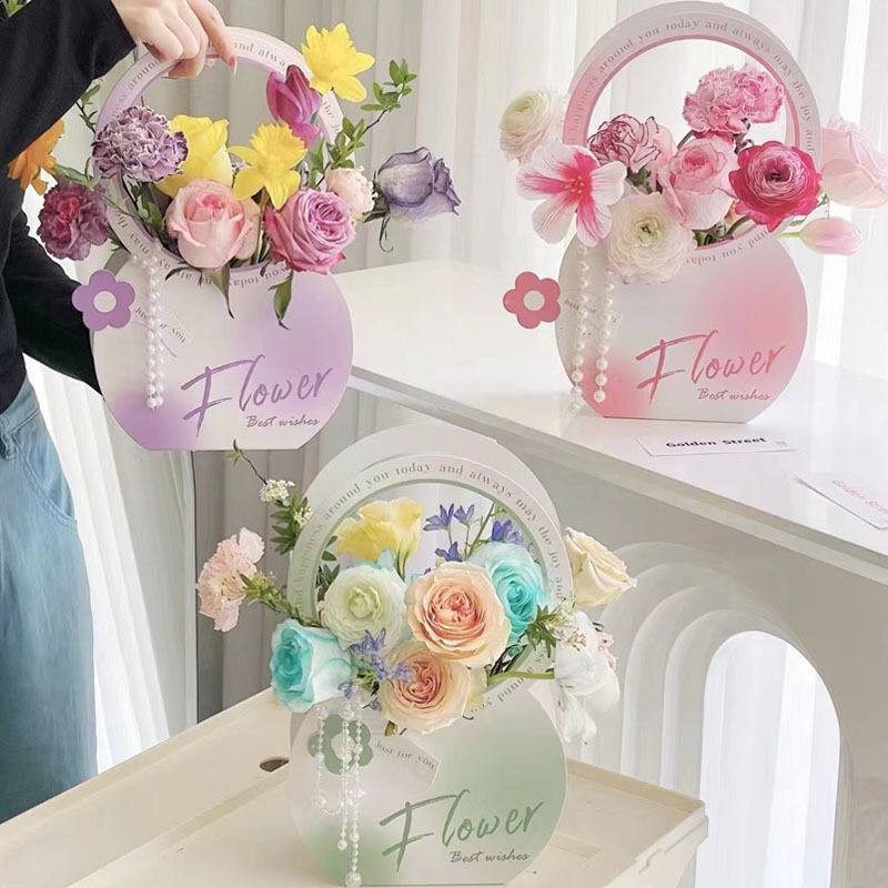 

1Pcs Box Bunga Tenteng Edisi Mother's Day / Kotak Buket Tenteng / Box Flower Buket Tenteng