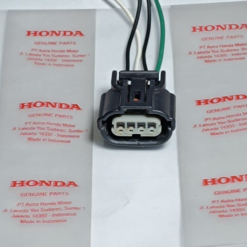 Soket Sensor IACV Soket Choke Soket Langsam Pin 4 Honda Cb 150 R Led Cbr 150 Asli Original