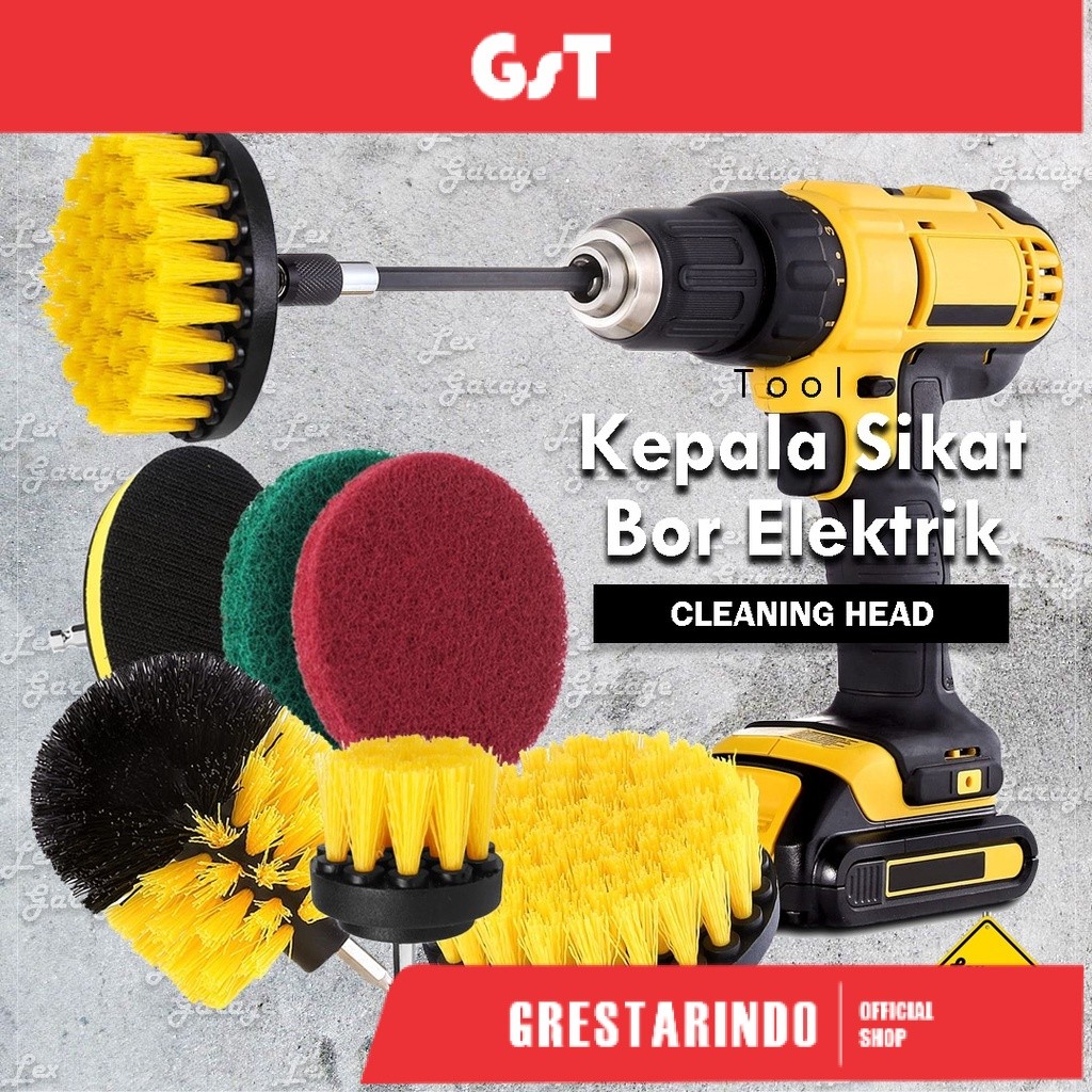 Mata Bor Sikat Pembersih Kepala Sikat Bor Elektrik Listrik