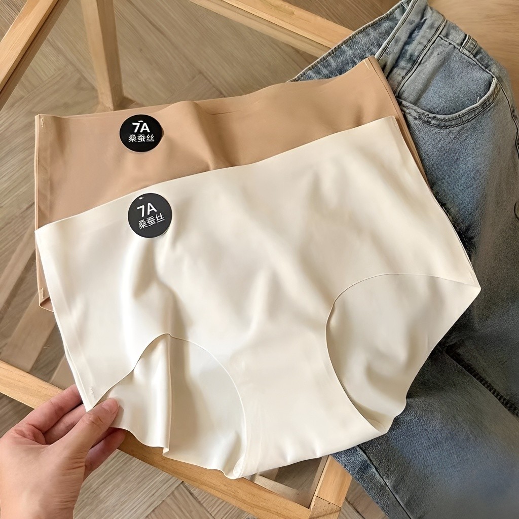 Baru Upgrade! Celana Dalam Wanita Anti-Bakteri, Bahan Murbei, Lembut dan Nyaman