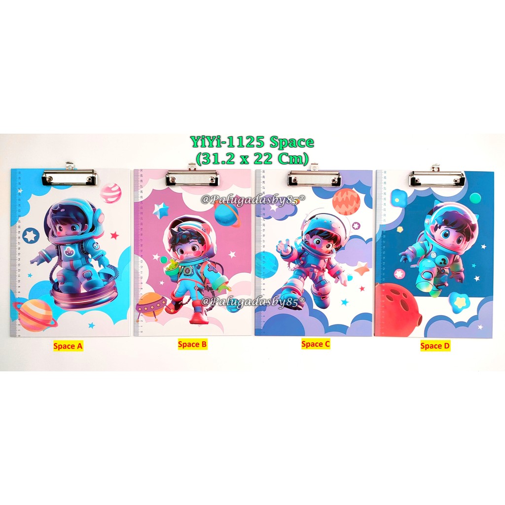 

(1 Biji) Clip Board Space 31.2 x 22 Cm / Papan Ujian Space A4 / Clipboard GXIMP YiYi-1125 Space
