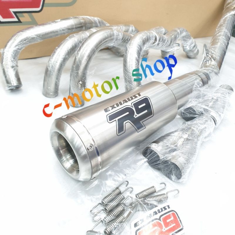 Knalpot R9 M2 Titanium Series Kawasaki ZX 25R Knalpot R9 Kawasaki ZX 25R Zeta R Series Original