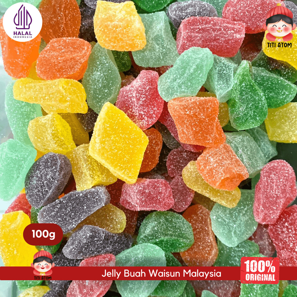 

Jelly Waisun Permen Lunak Buah Malaysia 100g