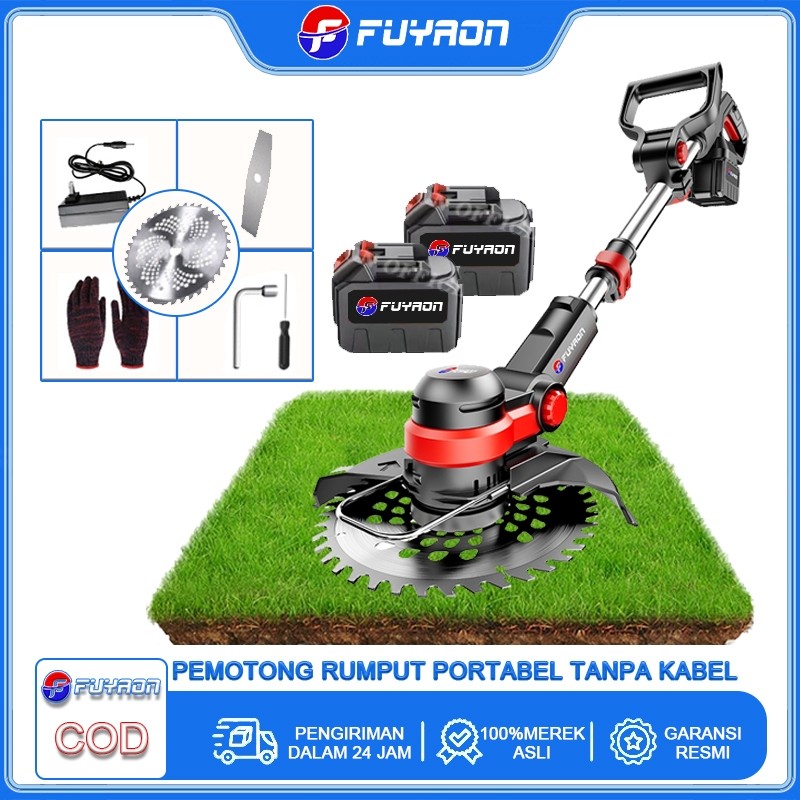 Lithium Baterai Mesin FUYAON【COD】Pemotongan Listrik 48V Mesin Pemotongan Listrik Weeding Listrik dan