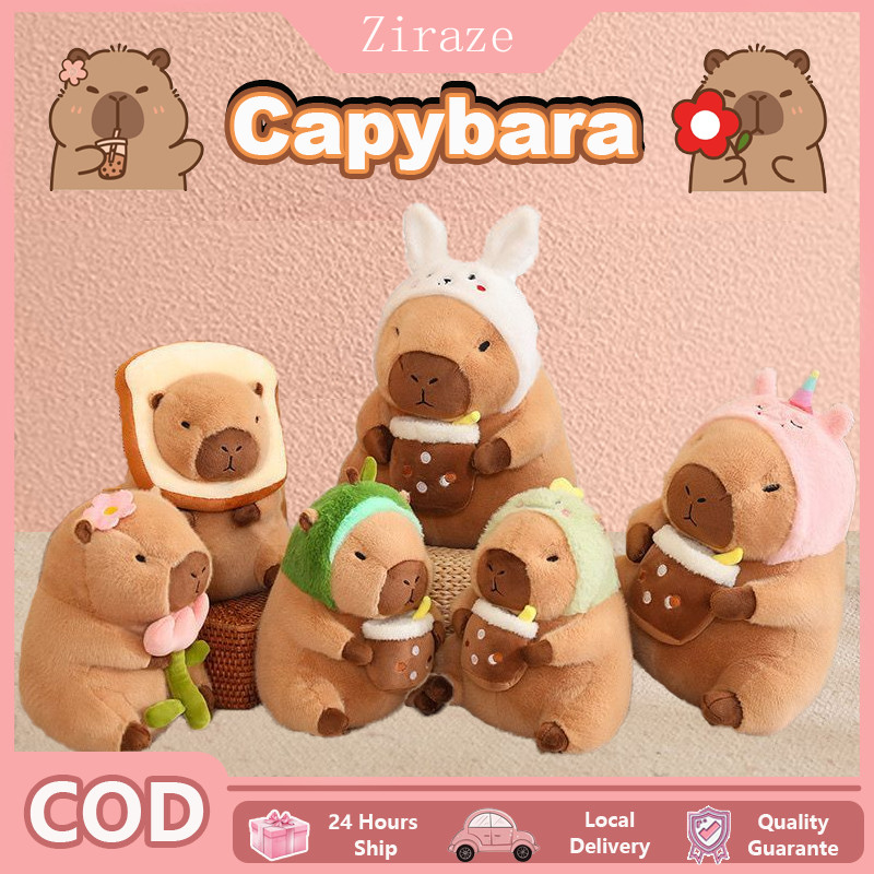 COD30cm - Boneka Capybara / Boneka Capybara Berbulu / Boneka Capybara Bahan Plushie / Dolls Capybara