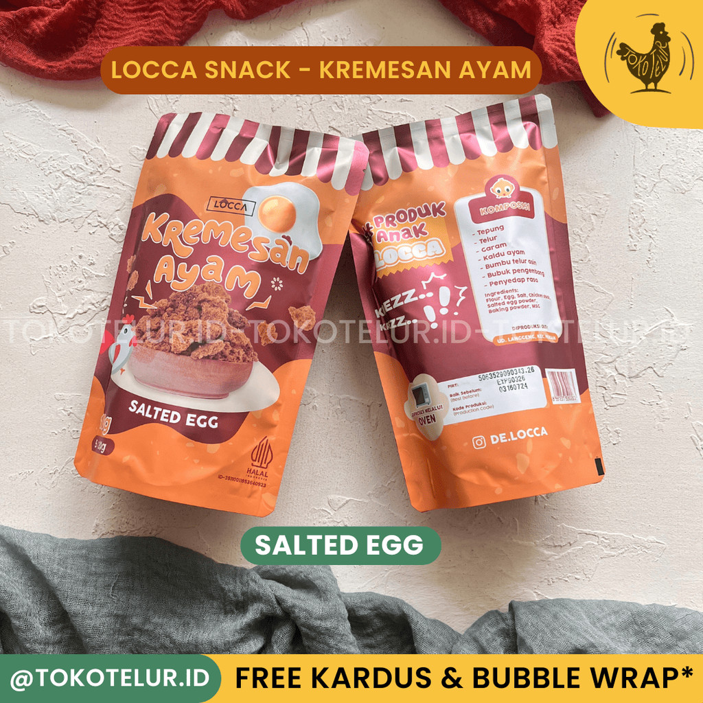 

LOCCA Snack - Abon Ikan Tenggiri & Kremesan Ayam | Snack Cemilan Anak Tanpa Pengawet