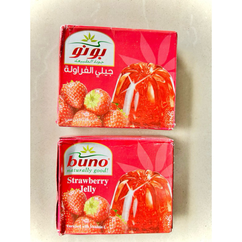 

Strawberry Jelly Buno Naturally 75gram