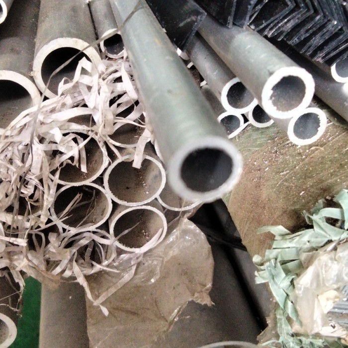 pipa aluminium OD 12mm tebal 1,5mm panjang 6 meter