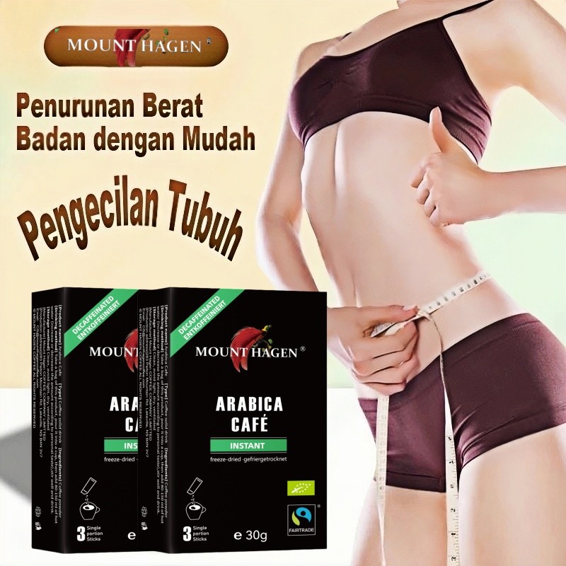 

MOUNTHAGEN Slimming Coffee Latte 1 contains 10 Sachets | COFFEE Low Sugar & Calories | With L-Carnitine