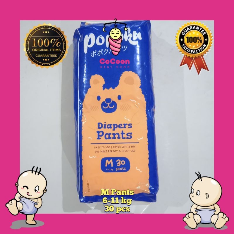 Popok Celana Bayi Popokku Popoku Baby Pants M30 M 30