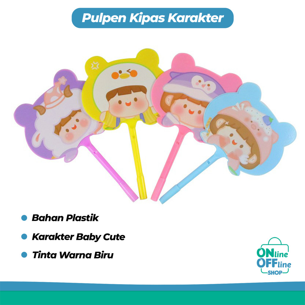 

Pulpen Kipas Karakter Baby Cute Pulpen Sekolah 1194