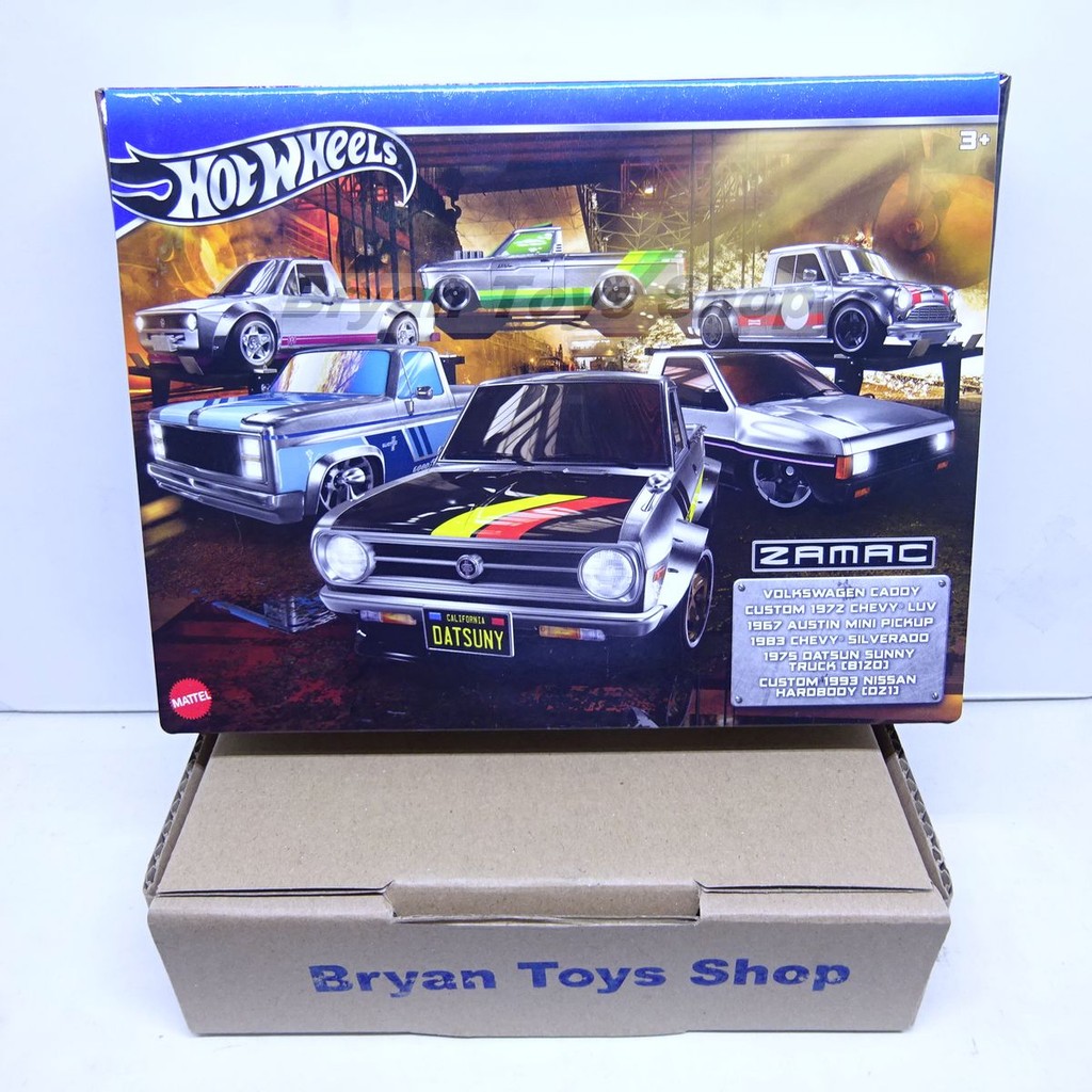 Hot Wheels Multipack Zamac Series Isi 6 Pcs VW Caddy Austin Mini Pickup