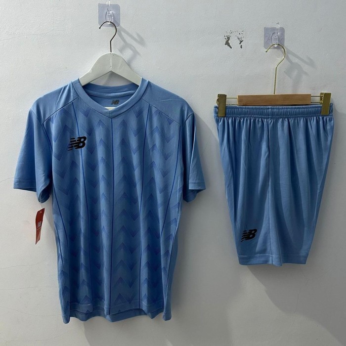 Jersey | stelan futsal Nike warna putih | baju bola dewasa realpict - Biru, M