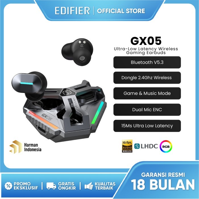 EDIFIER HECATE GX05 Ultra-Low Latency Wireless Gaming Earbuds