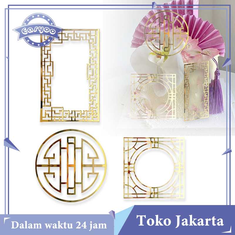 

10pcs Topper Cake Akrilik Toper Kue Ultah Cupcake Chinese New Year Cake Topper Imlek