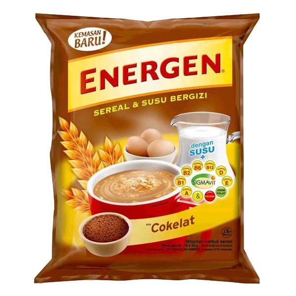 

Serbuk Minuman Sereal Rasa Cokelat Energen