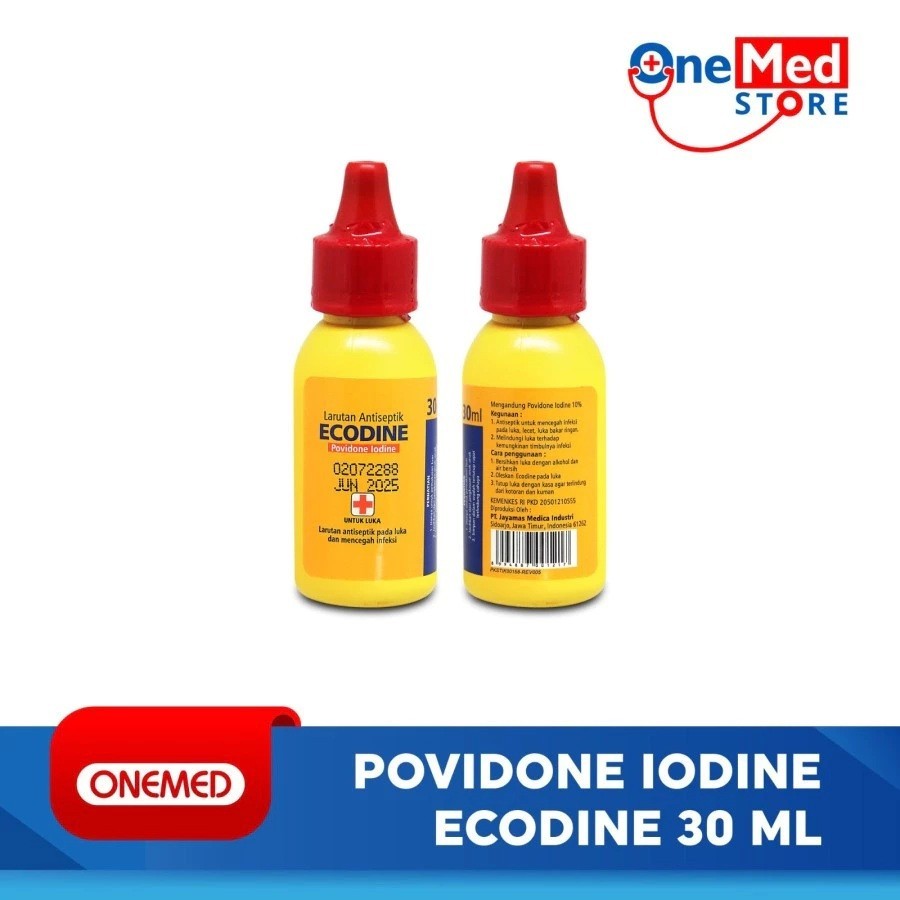 Onemed Ecodine 30ml Povidone Iodine P3k