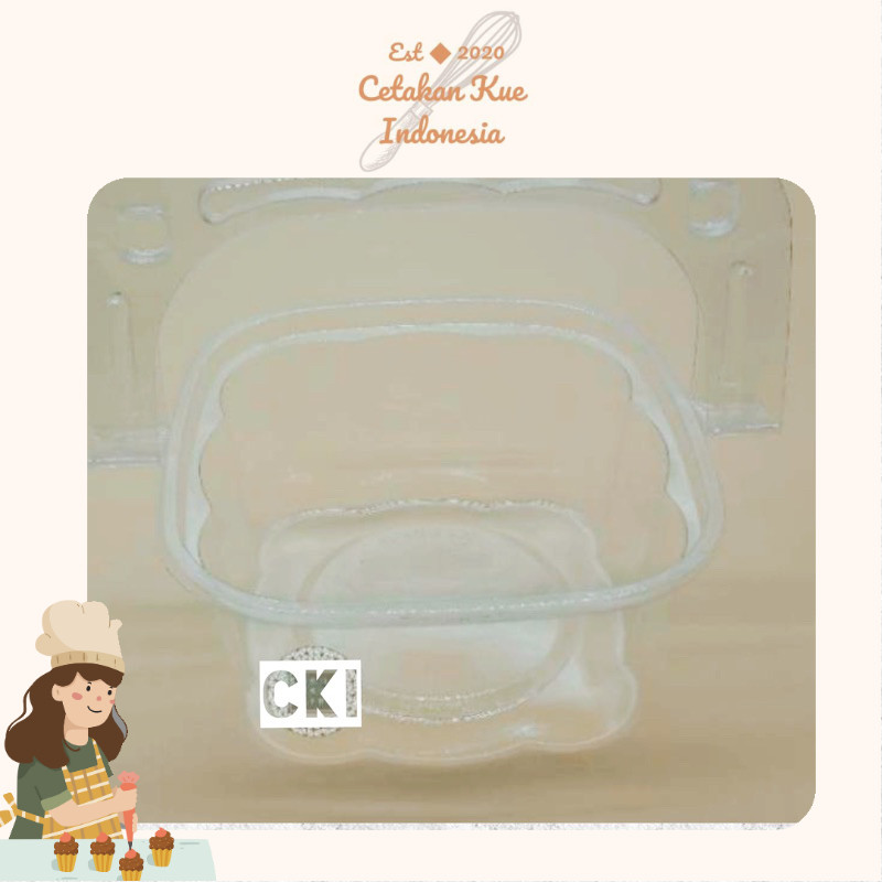 (CKI) Cup Untuk Salad Buah & Cookies || Cup Bahan Plastik Tebal Perbiji || Cup Praktis dan Unik || M