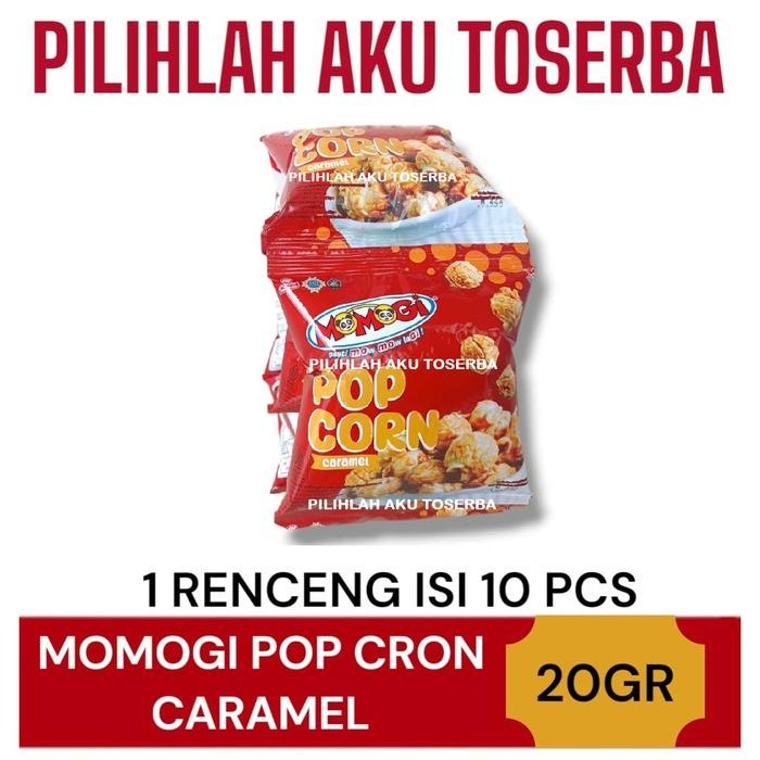 

Momogi POPCORN CARAMEL 20 gram - ( HARGA 1 RENCENG )
