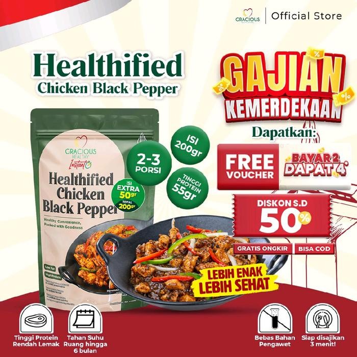 

Healthified Chicken Blackpepper / Makanan Siap Saji / Makanan Instant