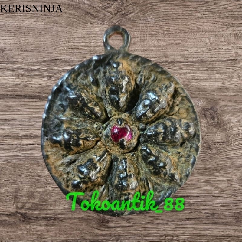 LIONTIN KALUNG MAJAPAHIT DEWA BRAHMA BATU MERAH SIEM NJ7 laris