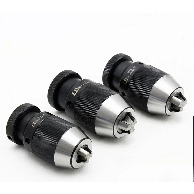 

Automatic Self-tightening Drill Chuck B10 B12 B16 B18 B22 C6 C8 JT2 JT3 Morse MT1/MT2/3/4 taper shank connecting rod universal