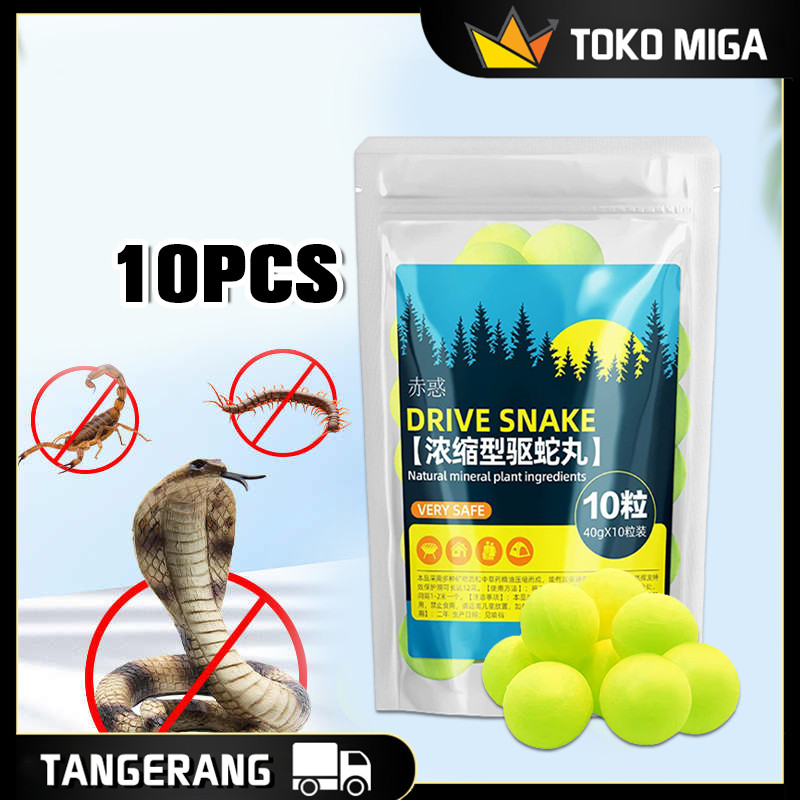 10PCS Pembasmi Ular Tahan Air Pembasmi Ular Paling Ampuh Outdoor