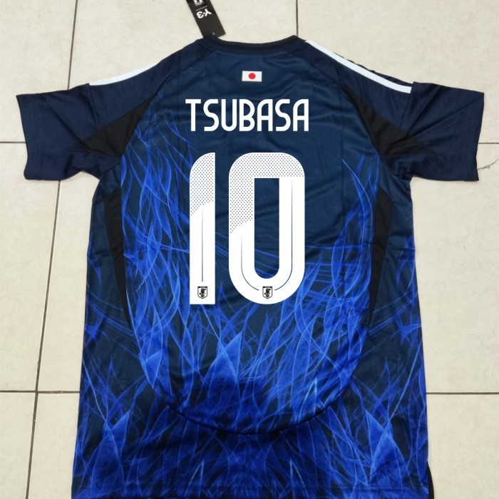 JERSEY BAJU BOLA JEPANG Y3 2024 + NAMESET - OFFICIAL FONT, M
