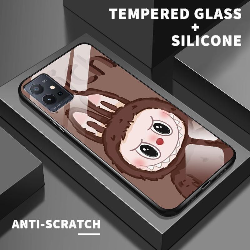 Casing Hp For Vivo T1 5G T1x 4G T2 4G T3 U10 U3x U20 U3 X50 Lite Z1 Z1i Z1 Lite Z1x Z3x Z5i Kaca Tem
