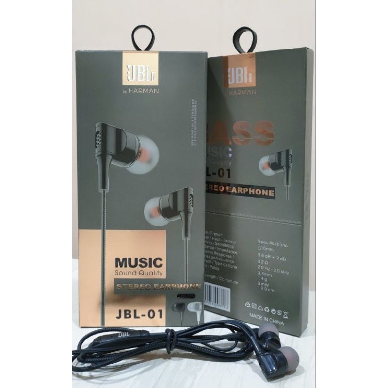 LJ - HF Headset Mega Bass JBL 01 PACKING IMPORT